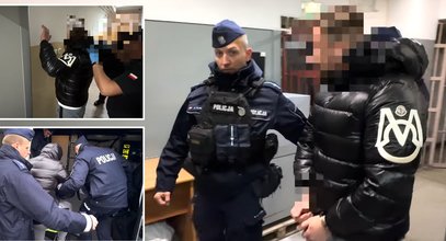 Bezczelne zachowanie Łukasza Żaka w areszcie. Policja pokazała nagranie