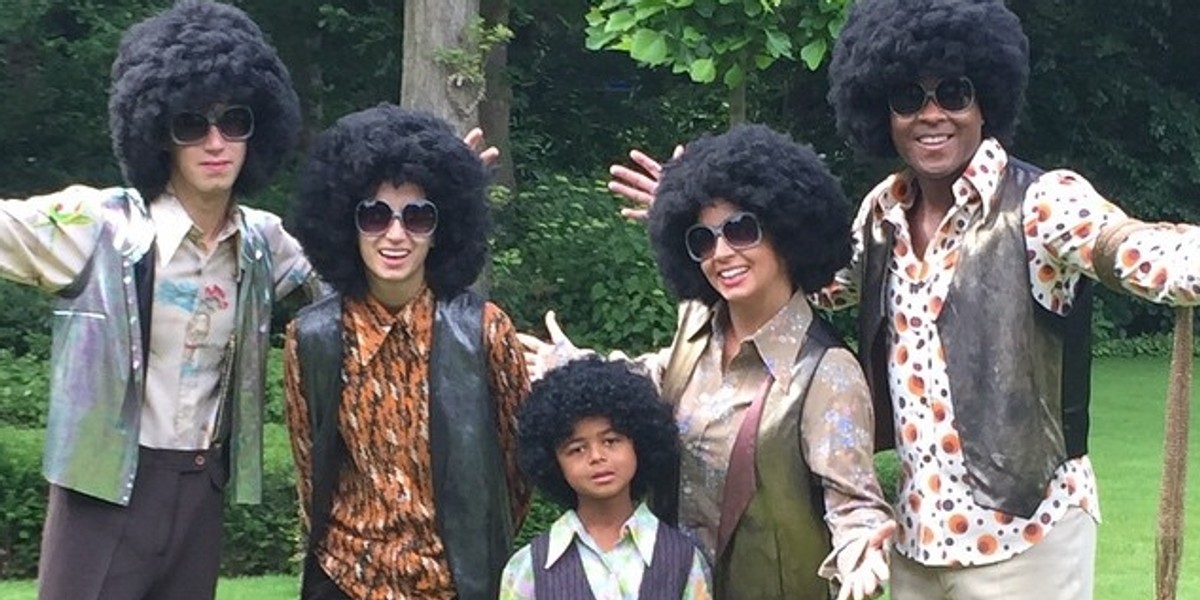 Legendarny piłkarz, obecnie trener wcielił się w Jackson 5!