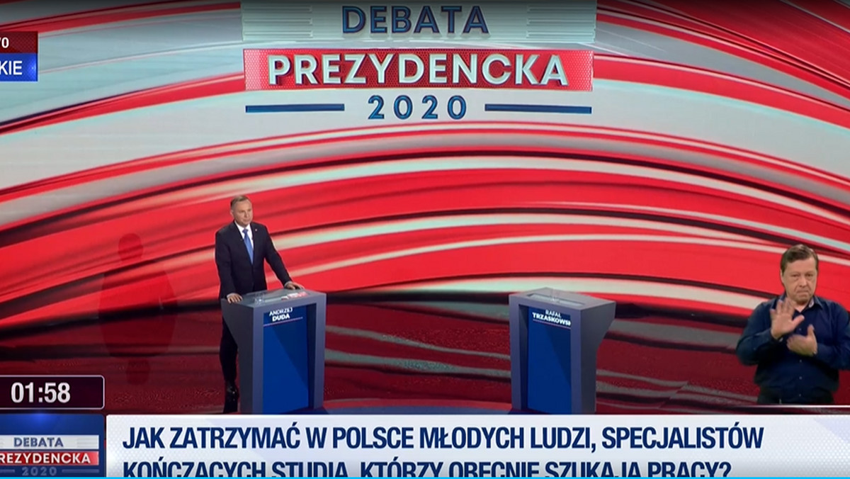 Wybory 2020. "Debata" TVP i "Arena prezydencka". Nietypowe obrazki