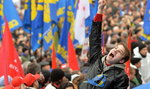 Milicja pałowała tłum w Kijowie