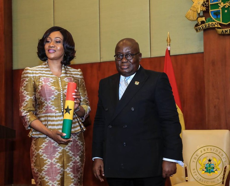 Nana Addo with EC boss Jean Mensa