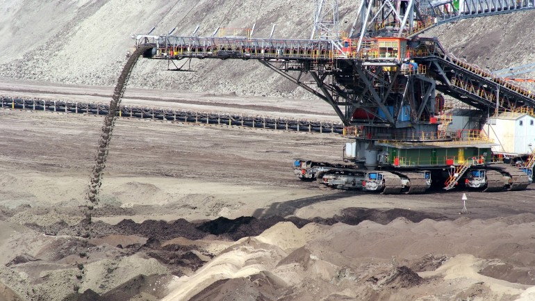 Kopalnia Węgla Brunatnego w Bełchatowie wydobywa rocznie ok. 40 mln ton węgla. Złoża w rejonie Dębiny szacowane są na około 100 mln ton węgla. 