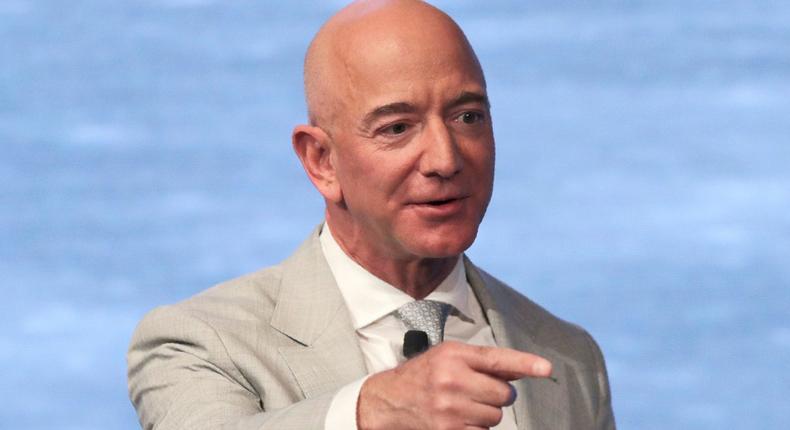 Amazon founder Jeff Bezos during the JFK Space Summit in June 2019.
