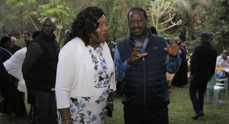 Kenyans react to Raila's birthday message to wife Ida Odinga