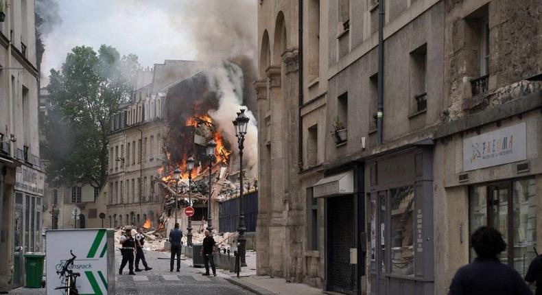 Explosion à PARIS