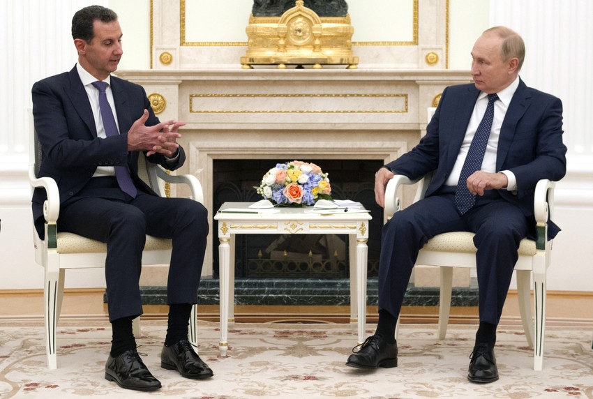 Bašar al Asad i Vladimir Putin u Moskvi u septembru