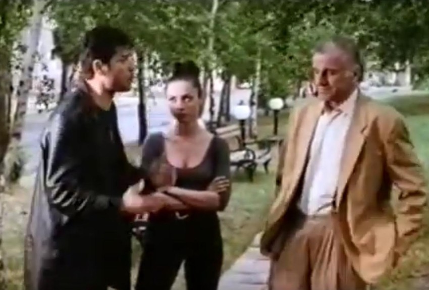 Aleksandra u filmu "Senke uspomena"