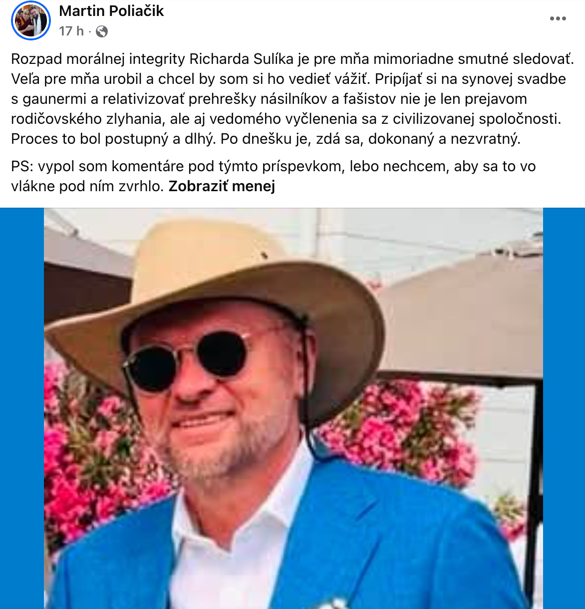 Sulíka kritizuje aj Poliačik.