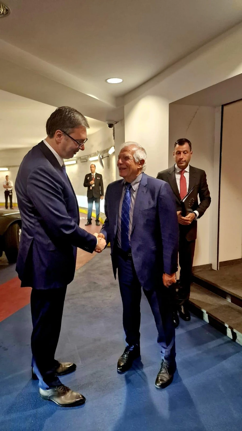 Aleksandar Vučić i Đuzep Borelj