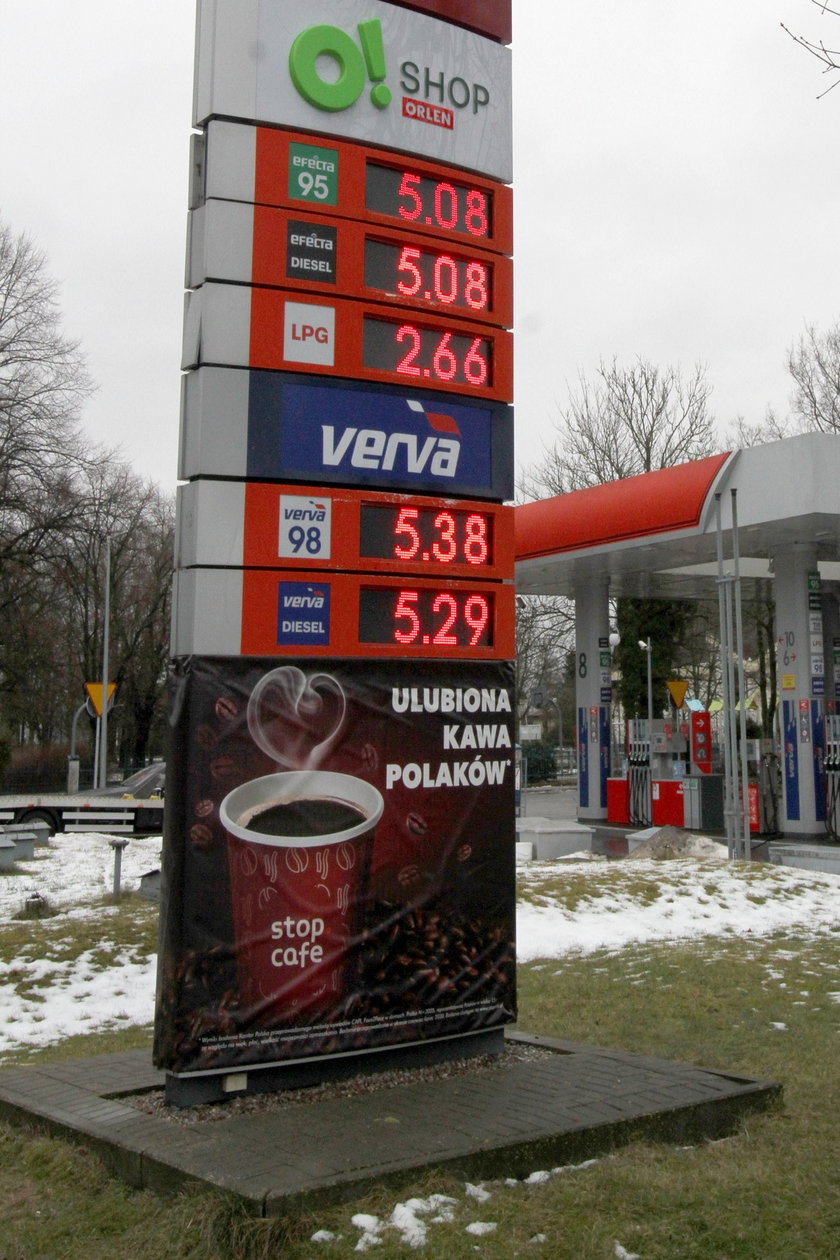 5,08 za litr benzyny. To ceny w Kołobrzegu