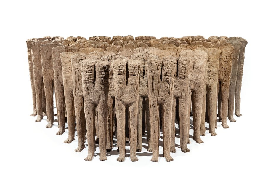 Magdalena Abakanowicz, "Tłum III"