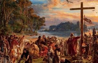 Gdyby Mieszko I zdecydował się na wschodnią wersję chrześcijaństwa, pisalibyśmy cyrylicą