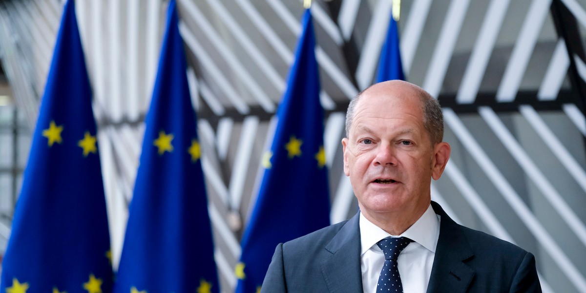 Olaf Scholz, kanclerz Niemiec.