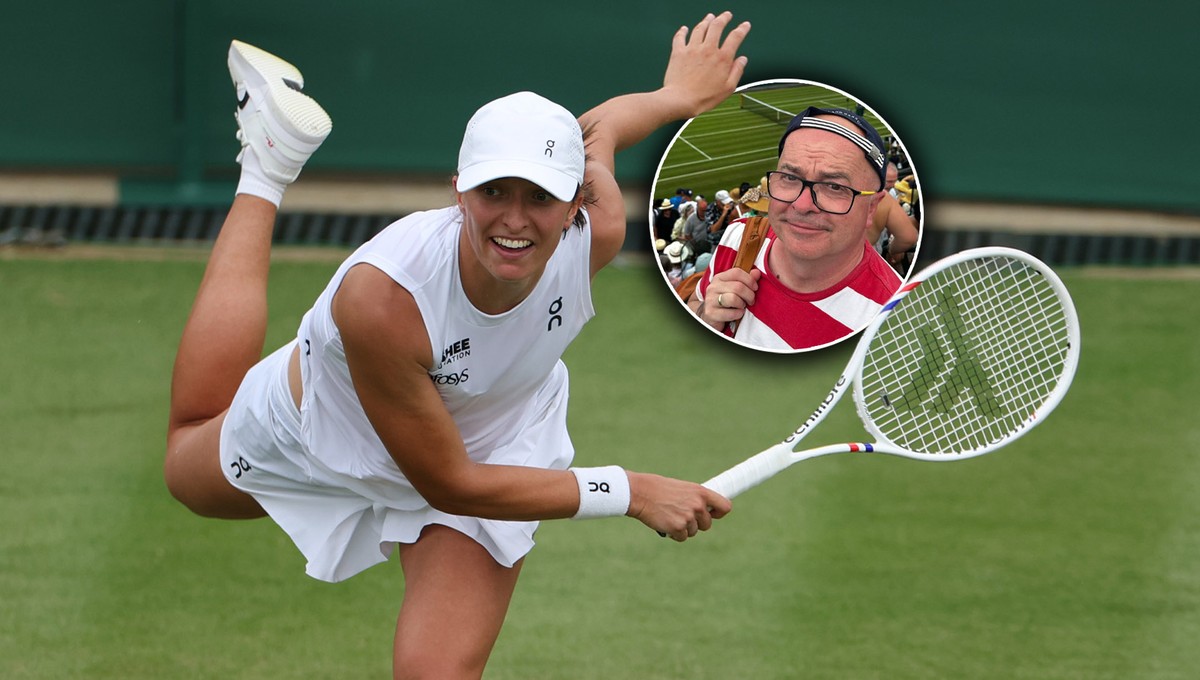 Poseł Polski 2050 złamał przepisy Wimbledonu. Wszystko dla Igi Świątek!