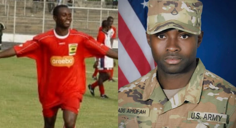 Ex-Kotoko striker joins US Army after leaving Ghana