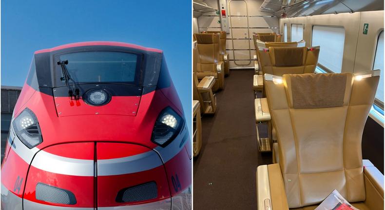 Frecciarossa ETR 1000.Alessandro Rota/Getty Images/Kate Duffy/Insider