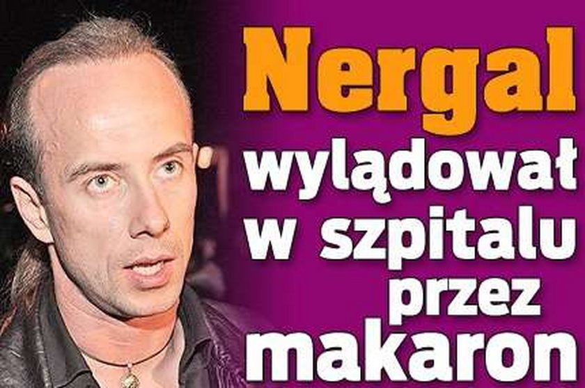 Nergal wylądował w szpitalu przez makaron