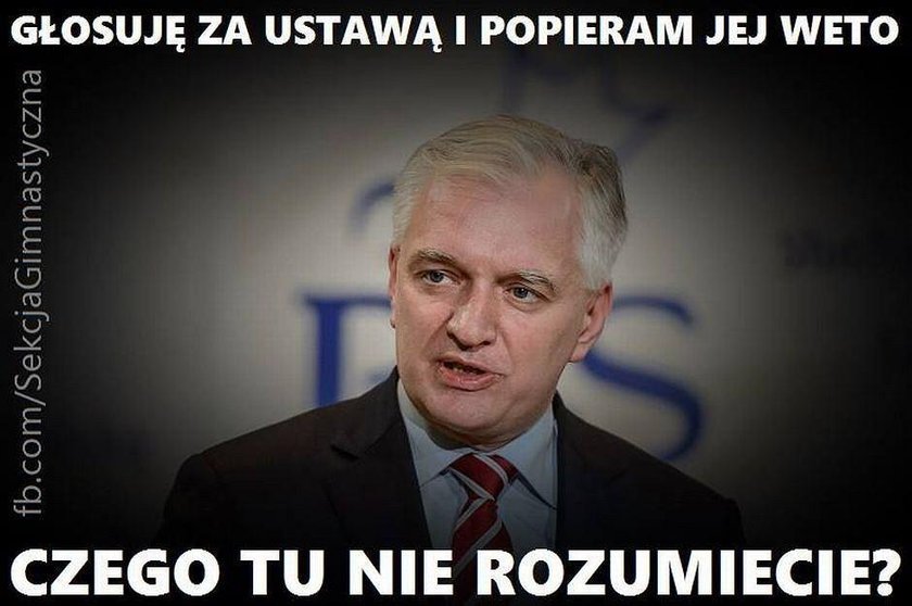 Memy po podwójnym wecie prezydenta Andrzeja Dudy