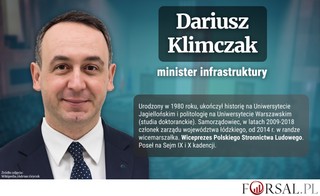 Kim jest Dariusz Klimczak, nowy minister infrastruktury? [BIOGRAM]