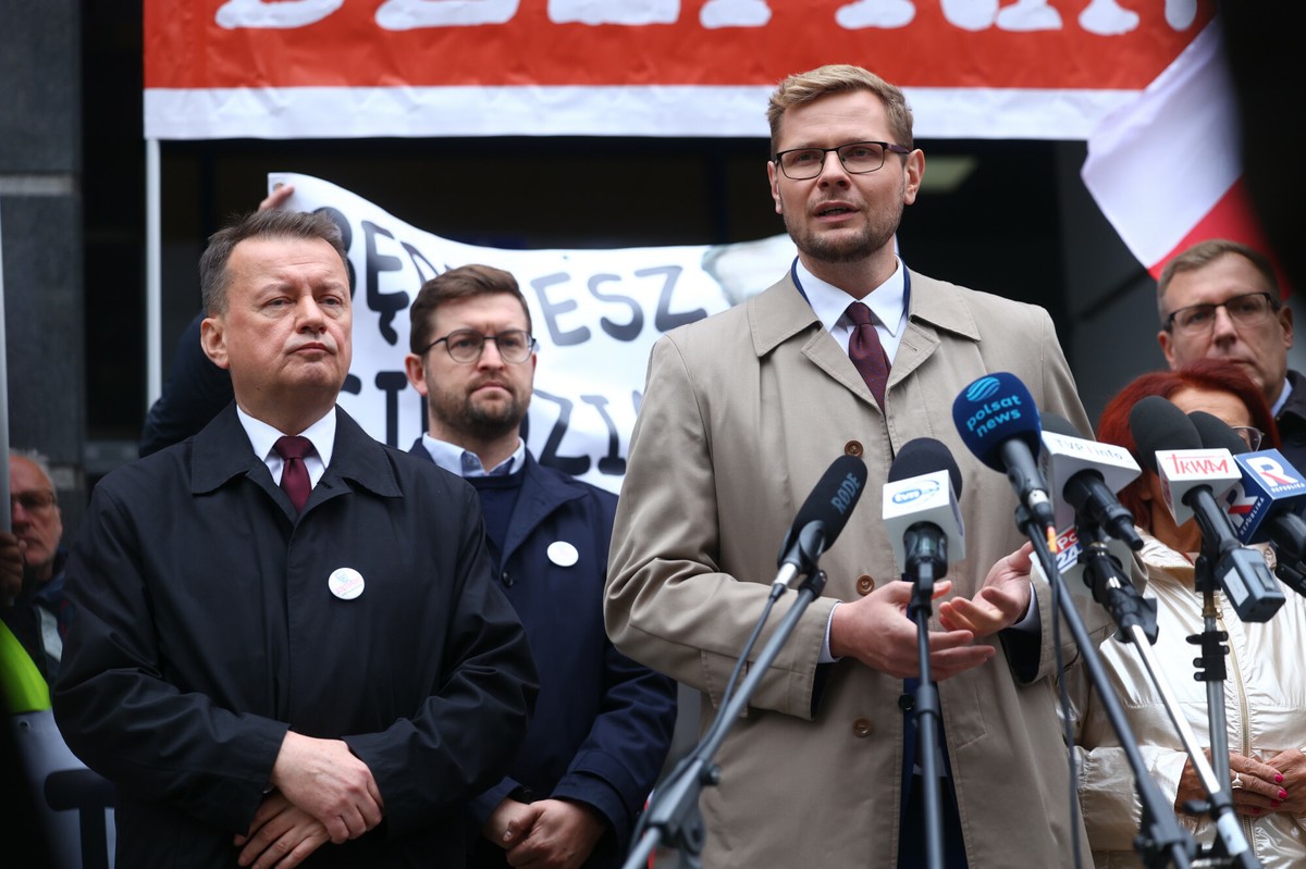 Michał Woś odpowiada na zarzuty w sprawie Pegasusa. Mówi o "alergii Tuska"