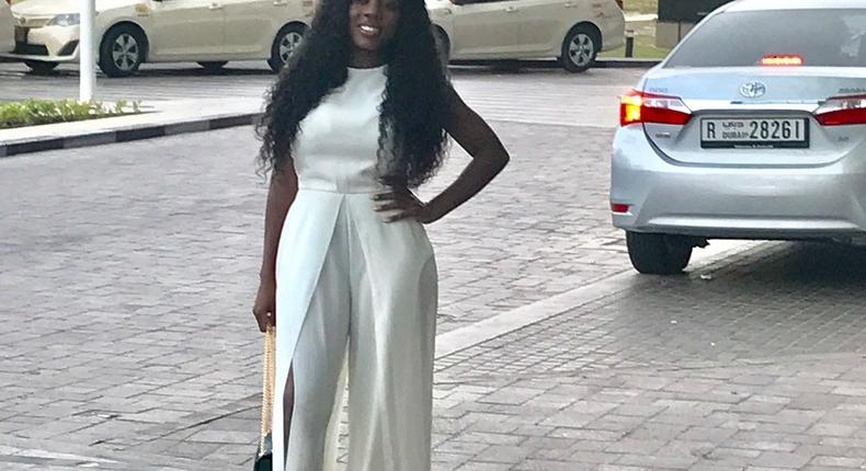 Nana Aba Anamoah on vacation in Dubai 