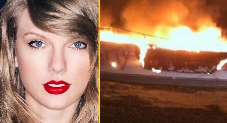 Taylor Swift loses $150k boat to fire