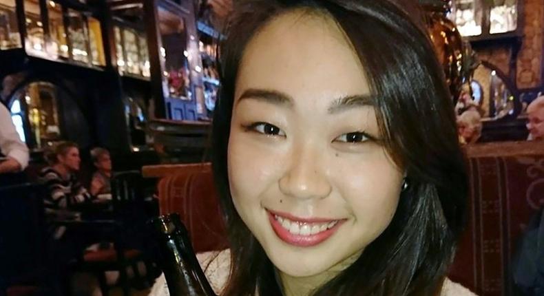 Narumi Kurosaki, 21, a Japanese student who went missing in the town of Besancon last month, pictured on November 4, 2016