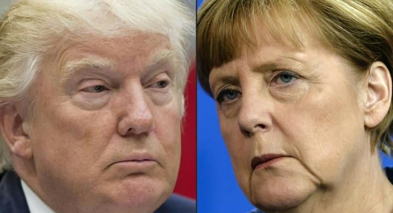 President Donald Trump and German Chancellor Angela Merkel meet in the Oval Office hoping to narrow differences on NATO, Russia, global trade and a host of other issues