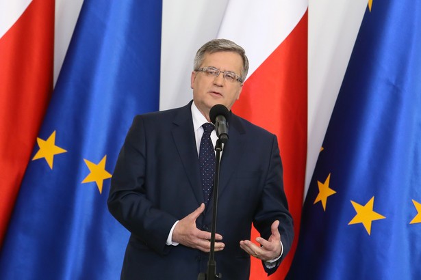 Bronisław Komorowski podkreślił, że polski gest nie jest kwestią politycznej koniunktury