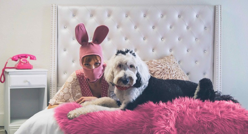 Alexis Devine and her social media famous dog, Bunny.Vera Pashkevich/Vera Pash Photo