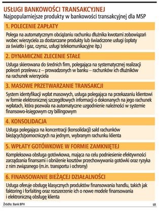Banki pomagają zarządzać pieniędzmi małym firmom