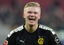 Liga niemiecka: Haaland zrobił 'wejście smoka'. Trzy gole w debiucie [WIDEO]