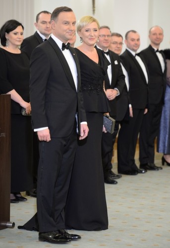 Andrzej Duda i Agata Kornhauser-Duda