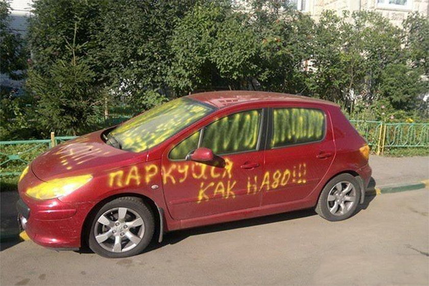 Tak w Rosji karzą chamskich kierowców