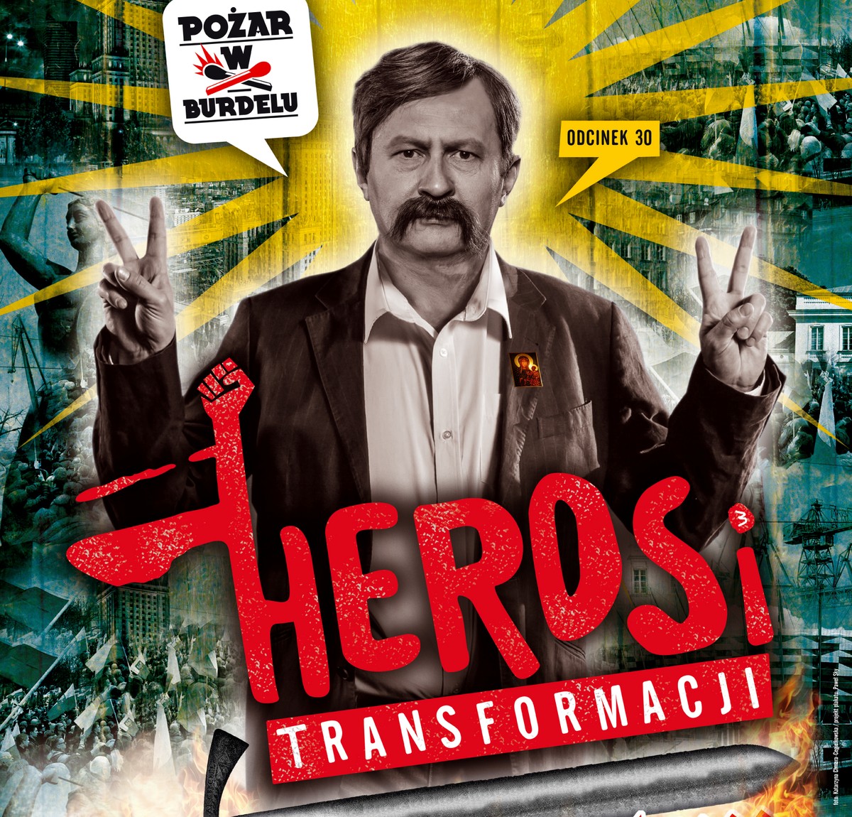 "Herosi transformacji i miecz Chrobrego" w teatrgalerii Studio: Balcero zostaje zatrudniony jako manager kultury w burdelu artystycznym, tworzy plan transformacji burdelu w neoliberalną machinę musicalową, chce wystawić broadwayowski musical o Lechu Wałęsie z Burdeltatą w roli głównej.