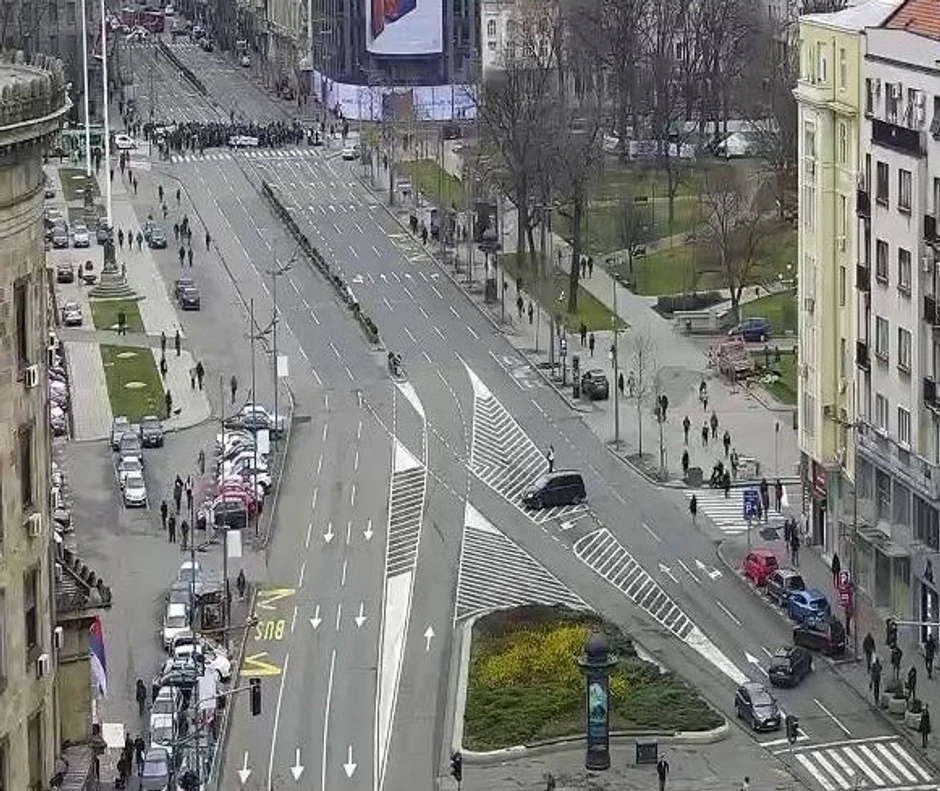 Raskrsnica je u potpunosti zatvorena za saobraćaj