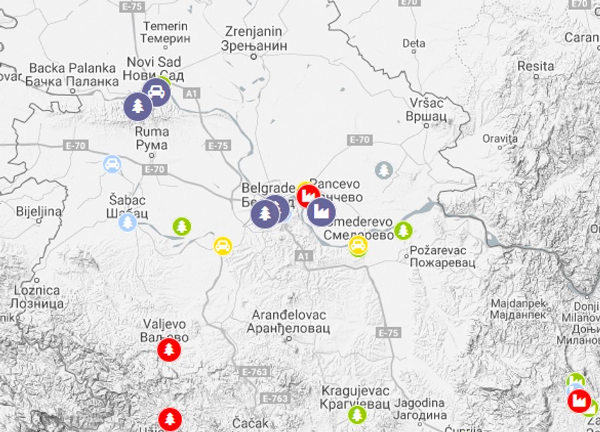 Stari grad i Novi Beograd najzagađeniji su danas opštine