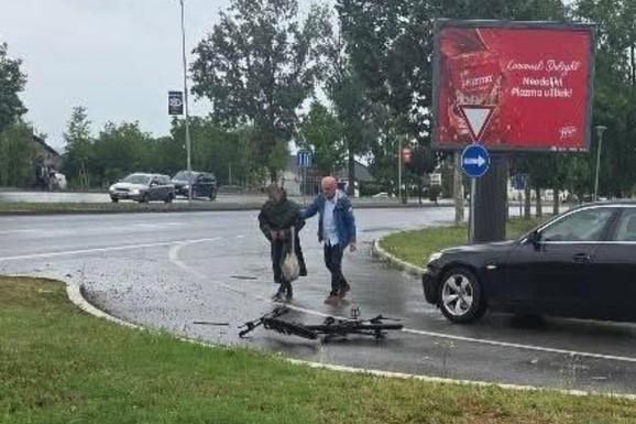 SAOBRAĆAJNA NESREĆA U NOVOM SADU Povređena žena (FOTO)