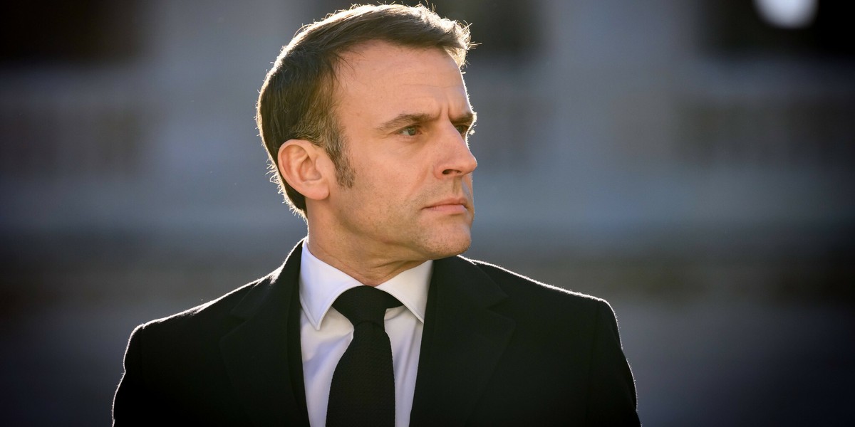 Prezydent Francji Emmanuel Macron.