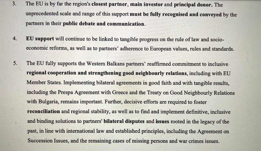 Nacrt dokumenta EU o Zapadnom Balkanu