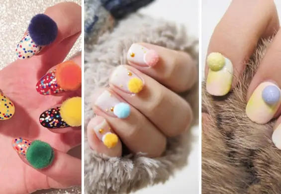 Paznokcie pon pon: trend manicure z przymrużeniem oka