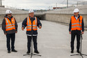 Wizyta prezydenta Andrzeja Dudy na terenie budowy tunelu pod Świną w Świnoujściu