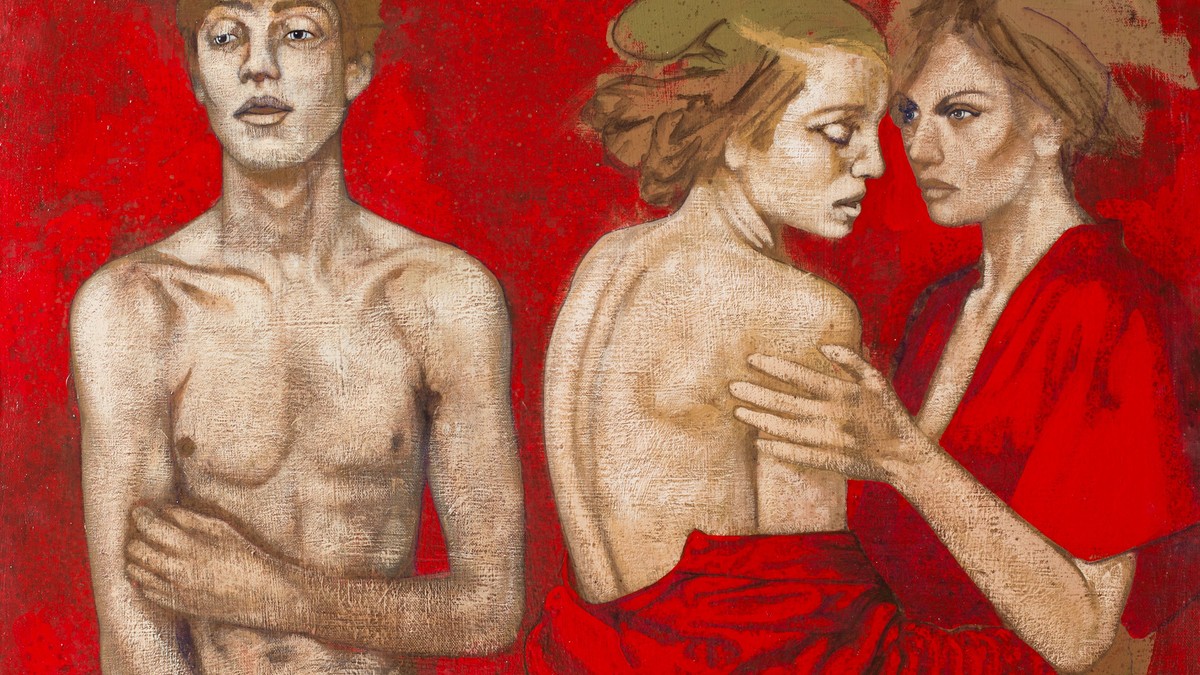 CadmiumToxicRed, Oil On Canvas,  Tarik Berber