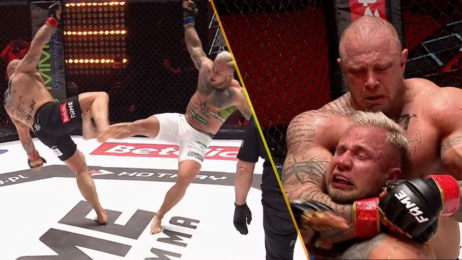 FAME MMA 8: „Bestia” poddał Szeligę duszeniem zza pleców w trzeciej rundzie!