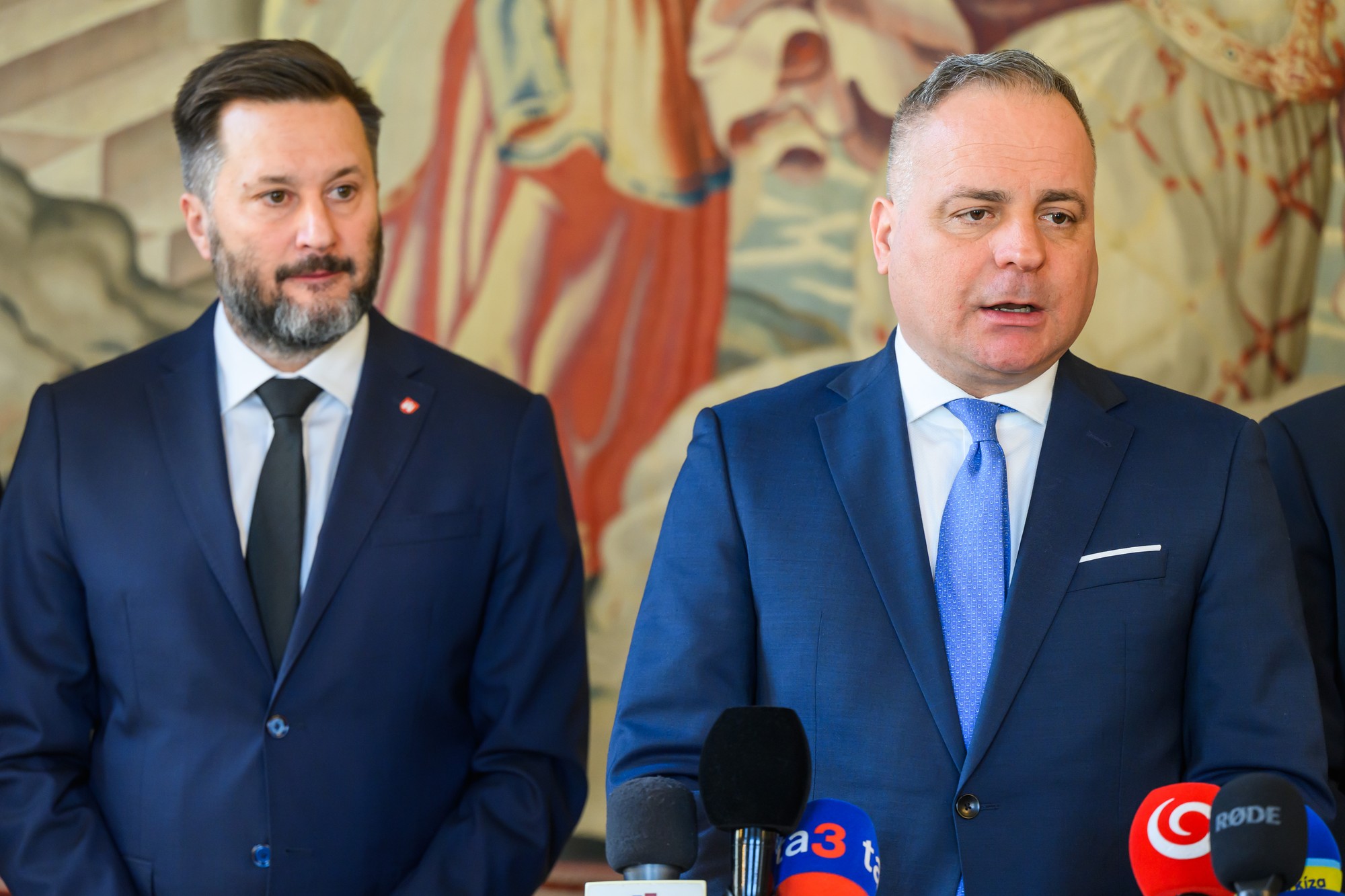 Sprava predseda Bratislavského samosprávneho kraja (BSK) Juraj Droba a primátor Bratislavy Matúš Vallo.