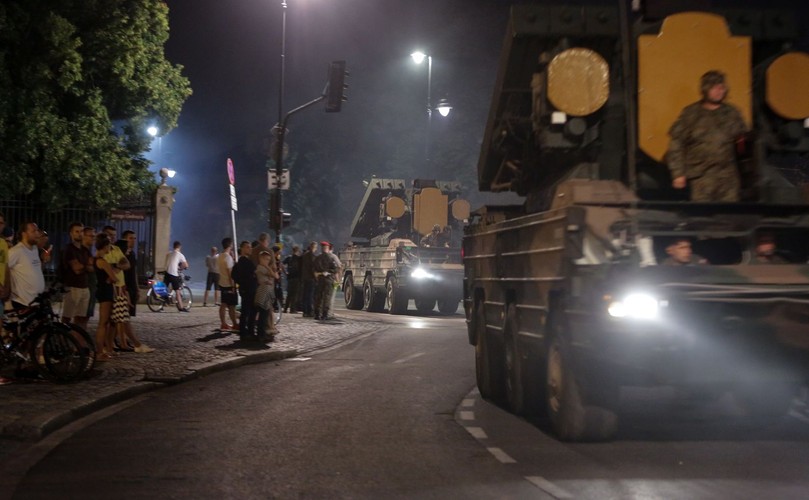 Nocna próba przed defiladą