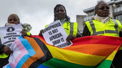 Same-sex marriages conducted abroad will not be recognized in Namibia, and offenders could face imprisonment and fines. (Getty Images)