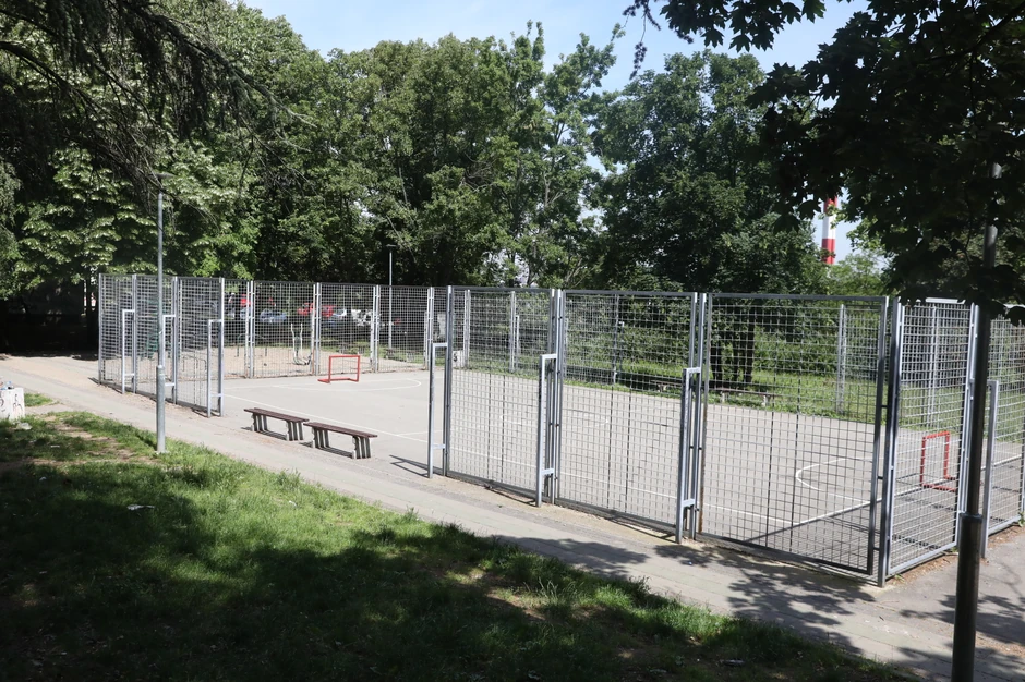 Teren na kojem je došlo do sukoba na Voždovcu