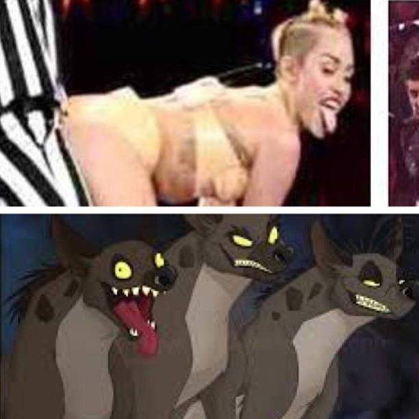 Miley Cyrus - memy na temat występu podczas MTV VMA 2013