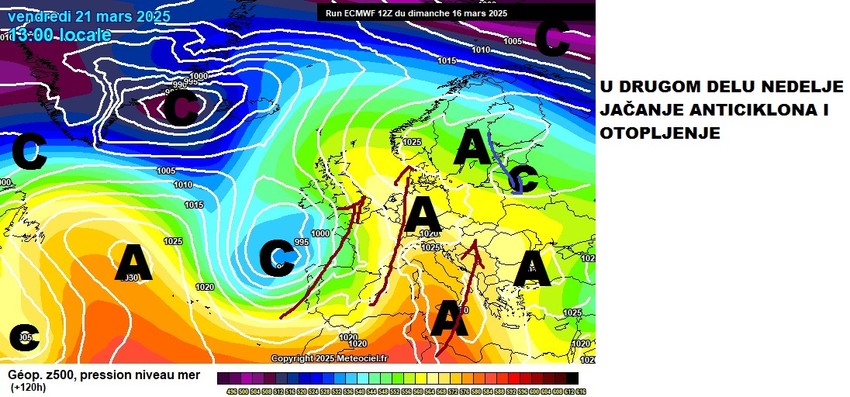 Od srede sve toplije